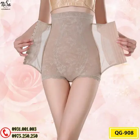 Quần Gen Lót Định Hình Chống Cuộn Thon Eo Thon Đùi Nâng Mông (Cod: QG-908)