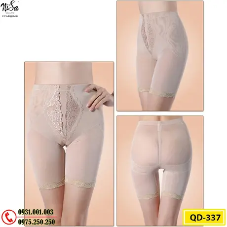 Quần Lót Gen Định Hình Chống Cuộn Thon Gọn Vòng Eo (Cod: QD-337)