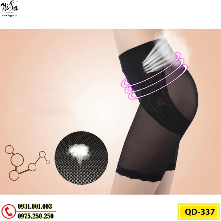 Quần Lót Gen Định Hình Chống Cuộn Thon Gọn Vòng Eo (Cod: QD-337)