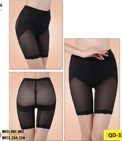 Quần Lót Gen Định Hình Chống Cuộn Thon Gọn Vòng Eo (Cod: QD-337)