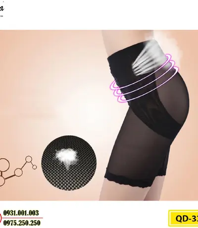 Quần Lót Gen Định Hình Chống Cuộn Thon Gọn Vòng Eo (Cod: QD-337)