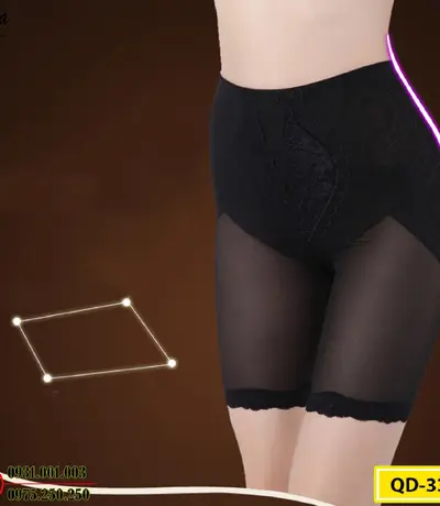 Quần Lót Gen Định Hình Chống Cuộn Thon Gọn Vòng Eo (Cod: QD-337)