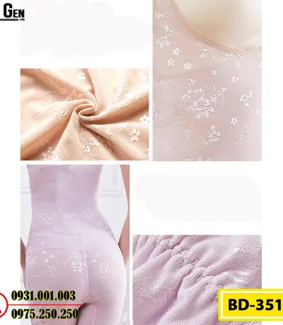 Bộ Đồ Gen Định Hình - Đồ Lót Định Hình Thu Gọn Vòng Eo (Cod: BD-3517)