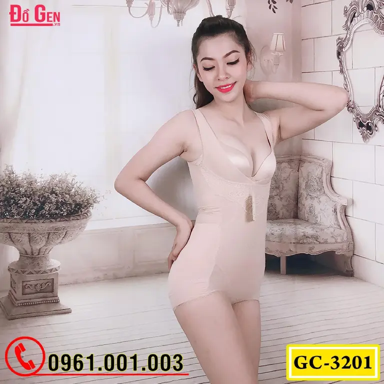 Đồ Lót Gen Định Hình Liền Thân Cao Cấp Thu Nhỏ Eo (Cod: GC-3201)
