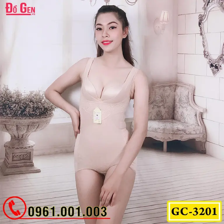 Đồ Lót Gen Định Hình Liền Thân Cao Cấp Thu Nhỏ Eo (Cod: GC-3201)