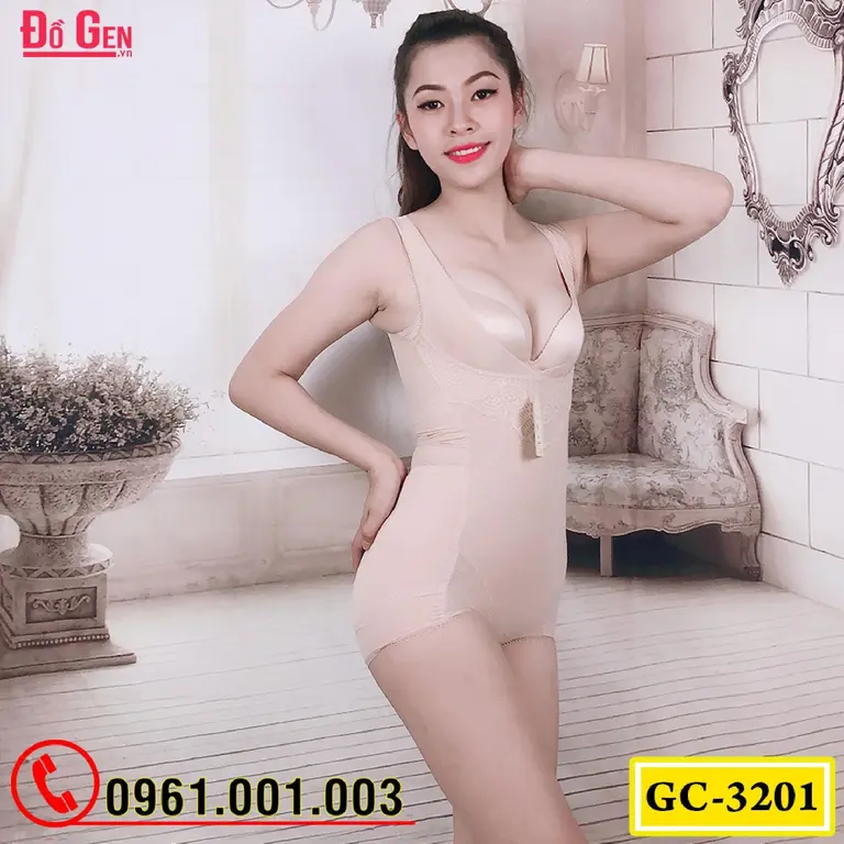 Đồ Lót Gen Định Hình Liền Thân Cao Cấp Thu Nhỏ Eo (Cod: GC-3201)