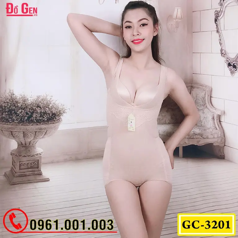 Đồ Lót Gen Định Hình Liền Thân Cao Cấp Thu Nhỏ Eo (Cod: GC-3201)