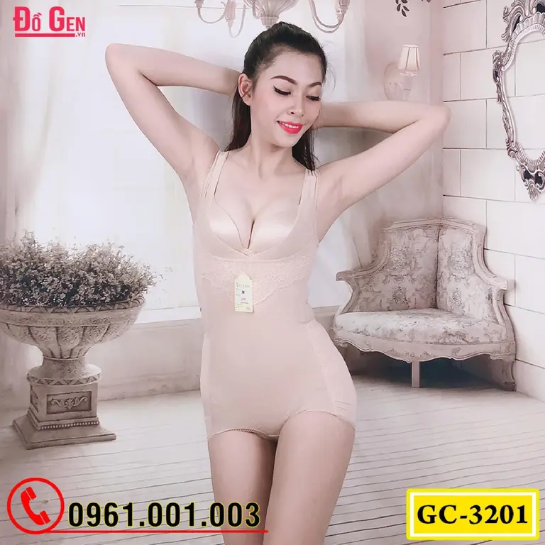 Đồ Lót Gen Định Hình Liền Thân Cao Cấp Thu Nhỏ Eo (Cod: GC-3201)