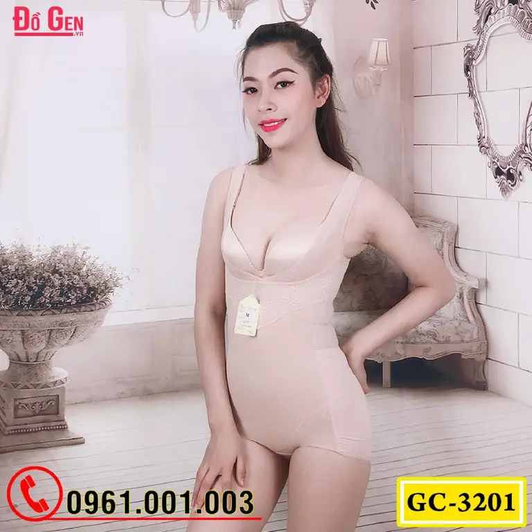Đồ Lót Gen Định Hình Liền Thân Cao Cấp Thu Nhỏ Eo (Cod: GC-3201)