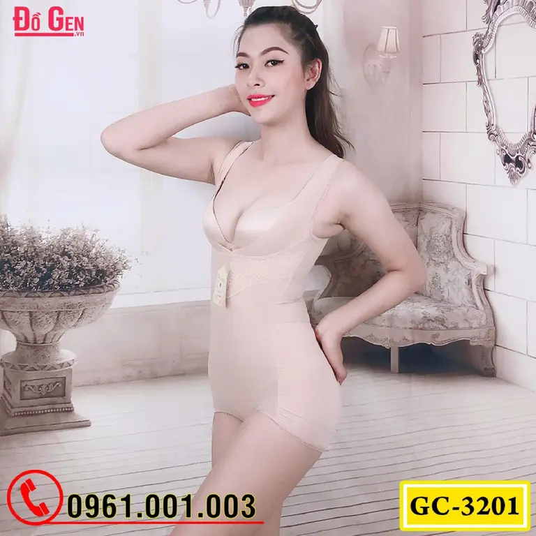 Đồ Lót Gen Định Hình Liền Thân Cao Cấp Thu Nhỏ Eo (Cod: GC-3201)