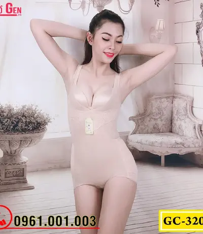 Đồ Lót Gen Định Hình Liền Thân Cao Cấp Thu Nhỏ Eo (Cod: GC-3201)