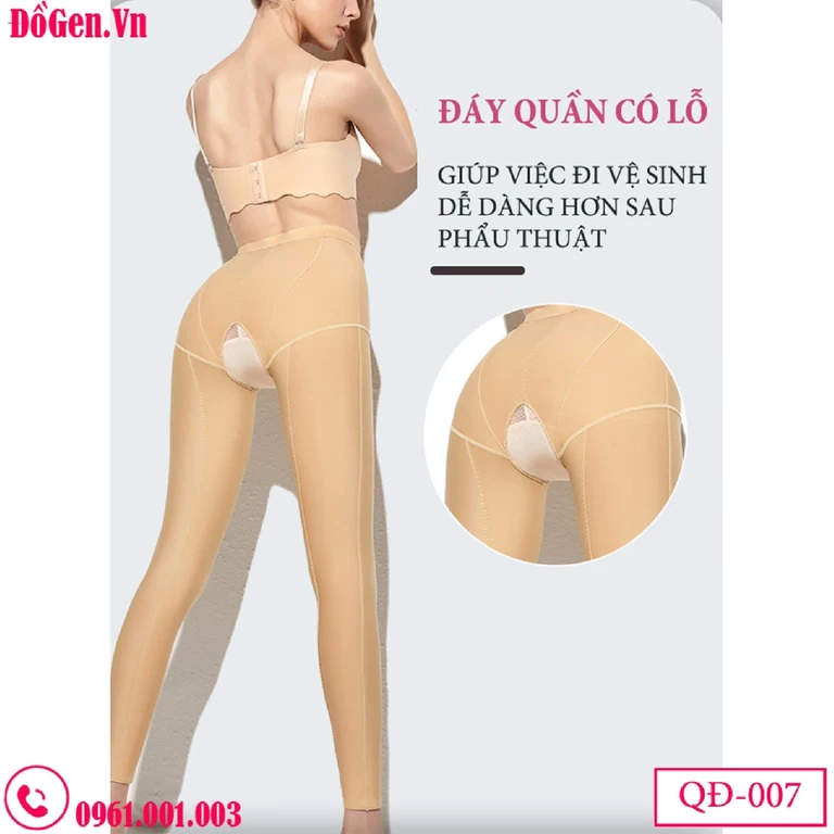 Quần Gen Định Hình Sau Hút Mỡ Đùi, Bắp Chân QĐ-007 - Chính Hãng