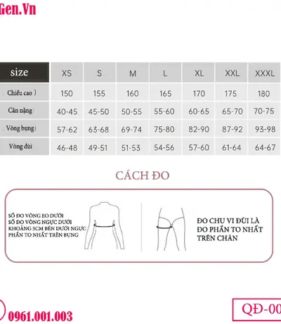 Quần Gen Định Hình Sau Hút Mỡ Đùi, Bắp Chân QĐ-007 - Chính Hãng