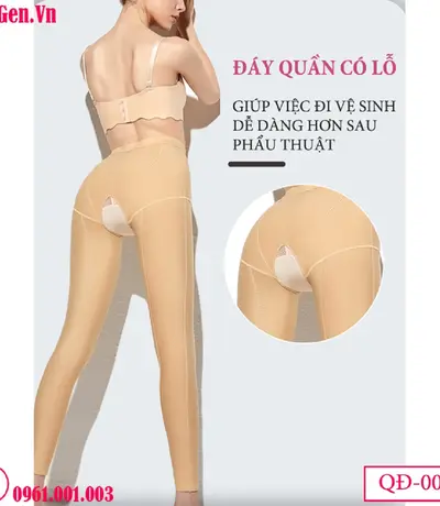 Quần Gen Định Hình Sau Hút Mỡ Đùi, Bắp Chân QĐ-007 - Chính Hãng