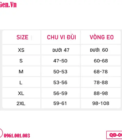 Quần Gen Y Tế Sau Hút Mỡ Đùi Mông Giai Đoạn 1 - Giảm Sưng, Giữ Form | QĐ-005