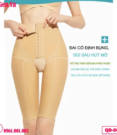 Quần Gen Y Tế Sau Hút Mỡ Đùi Mông Giai Đoạn 1 - Giảm Sưng, Giữ Form | QĐ-005