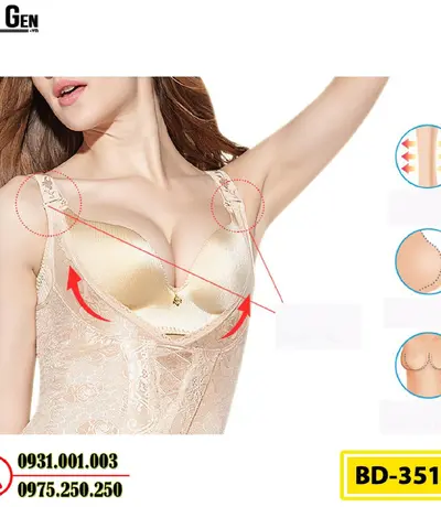 Bộ Đồ Gen Định Hình - Quần Áo Lót Định Hình Liền Thân Cao Cấp Dành Cho Nữ (Cod: BD-3518)