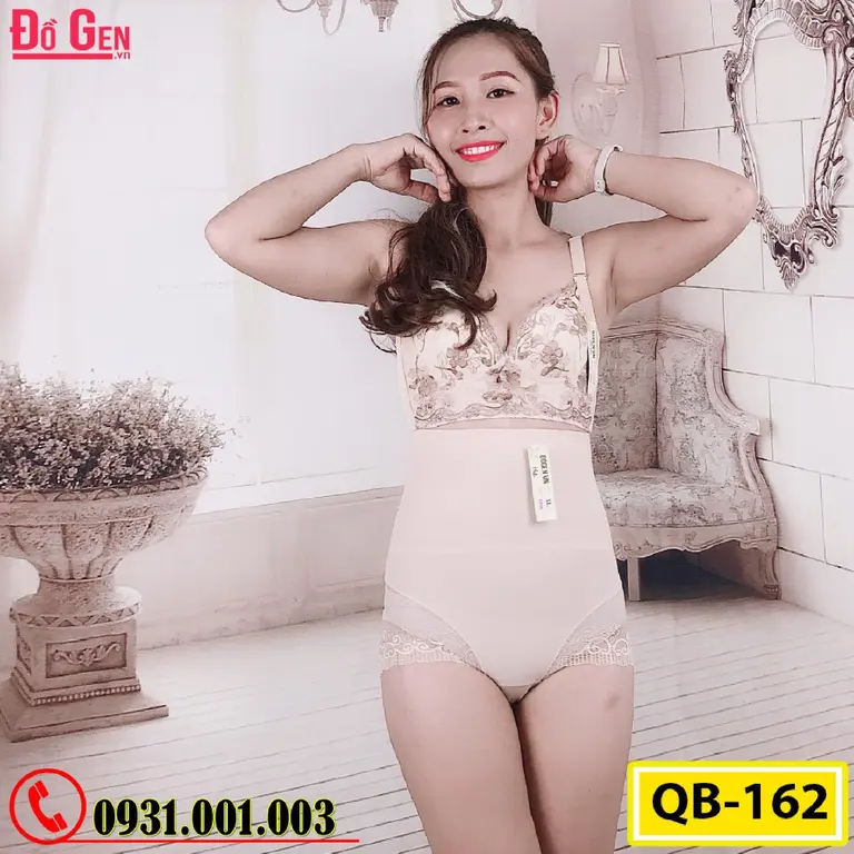 Quần Lót Gen Định Hình - Gen Nịt Bụng Dành Cho Phụ Nữ Sau Sinh (Cod: QB-162)