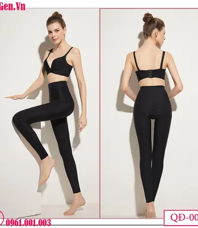 Quần Gen Định Hình Sau Hút Mỡ Đùi & Bắp Chân QĐ-007 Chính Hãng – Giảm Sưng, Tạo Dáng Chuẩn 3 Vòng