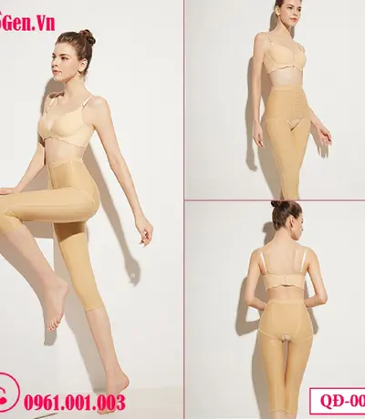 Quần Gen Định Hình Sau Hút Mỡ Đùi Hông Eo QĐ-006 – Gen Nén Mạnh Giai Đoạn 1, Giảm Sưng Nhanh