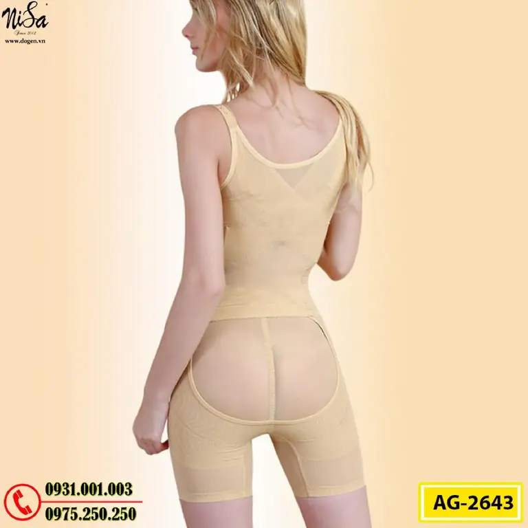 Áo Lót Gen Định Hình Cao Cấp Nhỏ Eo Thon Bụng (Cod: AG-2643)