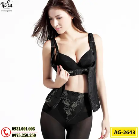 Áo Lót Gen Định Hình Cao Cấp Nhỏ Eo Thon Bụng (Cod: AG-2643)