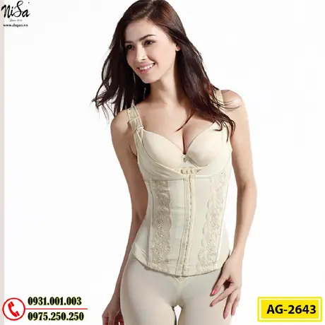 Áo Lót Gen Định Hình Cao Cấp Nhỏ Eo Thon Bụng (Cod: AG-2643)