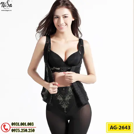 Áo Lót Gen Định Hình Cao Cấp Nhỏ Eo Thon Bụng (Cod: AG-2643)