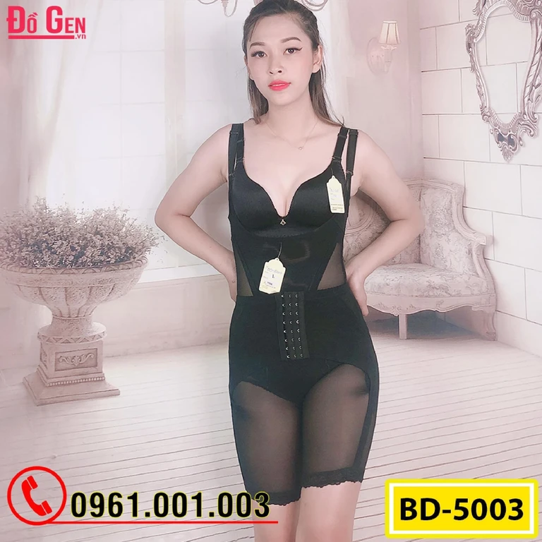 Bộ Đồ Lót Gen Định Hình - Gen Nịt Bụng Thu Gọn Vòng Eo (Cod: BD-5003)