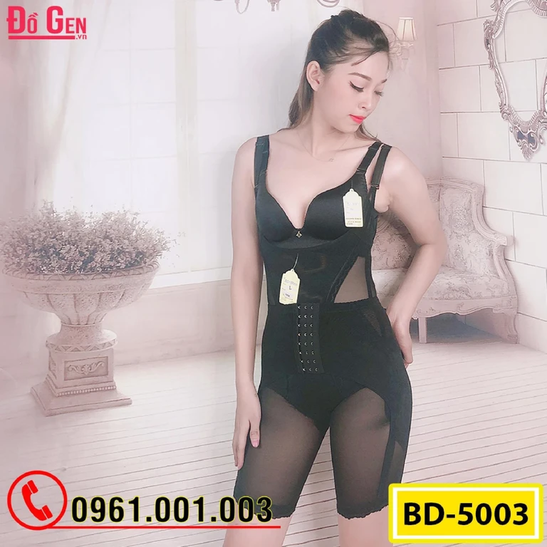 Bộ Đồ Lót Gen Định Hình - Gen Nịt Bụng Thu Gọn Vòng Eo (Cod: BD-5003)