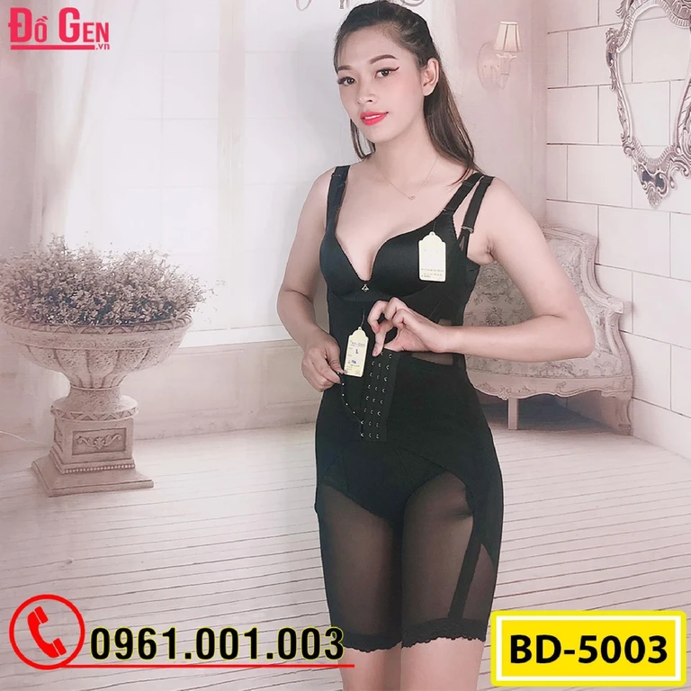 Bộ Đồ Lót Gen Định Hình - Gen Nịt Bụng Thu Gọn Vòng Eo (Cod: BD-5003)