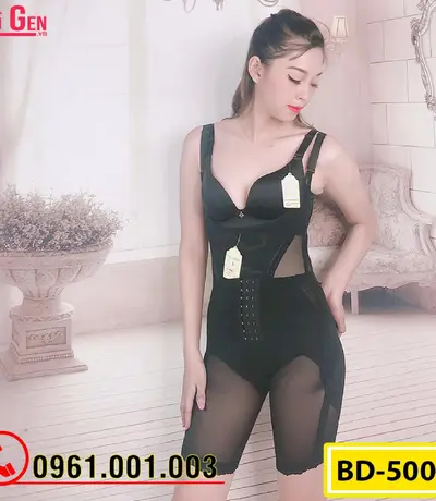 Bộ Đồ Lót Gen Định Hình - Gen Nịt Bụng Thu Gọn Vòng Eo (Cod: BD-5003)