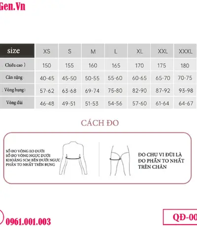 Quần Gen Định Hình Sau Hút Mỡ Đùi Hông Eo QĐ-006 | Gen Nén Mạnh Giai Đoạn 1 | Khoét Đáy Tiện Lợi