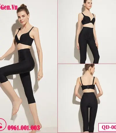 Quần Gen Định Hình Sau Hút Mỡ Đùi Hông Eo QĐ-006 | Gen Nén Mạnh Giai Đoạn 1 | Khoét Đáy Tiện Lợi