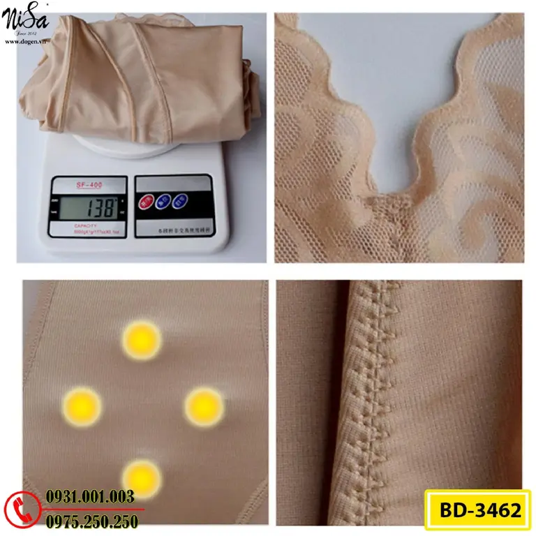 Bộ Đồ Gen Định Hình - Đồ Lót Định Hình Thu Gọn Vòng Eo (Cod: BD-3462)