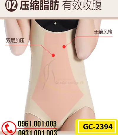 Đồ Lót Gen Định Hình Liền Thân Thu Gọn Vòng Eo (Cod: GC-2393)