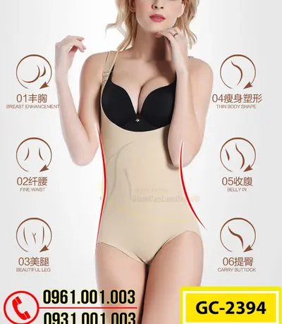 Đồ Lót Gen Định Hình Liền Thân Thu Gọn Vòng Eo (Cod: GC-2393)