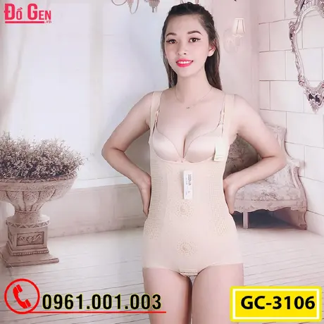 Bộ Đồ Lót Gen Định Hình - Gen Nịt Bụng Thu Gọn Vòng Eo (Cod: GC-3106)