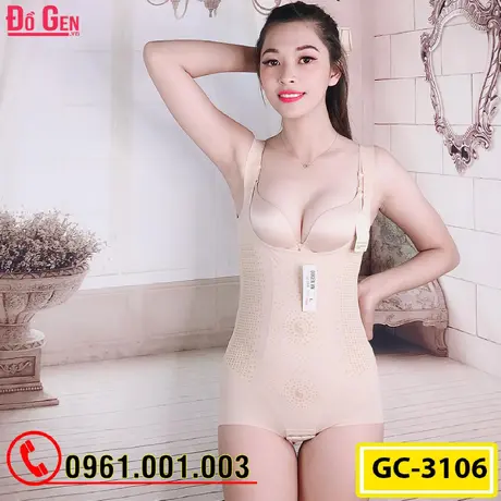 Bộ Đồ Lót Gen Định Hình - Gen Nịt Bụng Thu Gọn Vòng Eo (Cod: GC-3106)