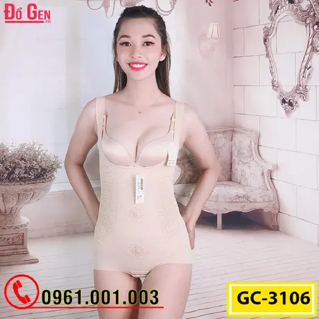 Bộ Đồ Lót Gen Định Hình - Gen Nịt Bụng Thu Gọn Vòng Eo (Cod: GC-3106)