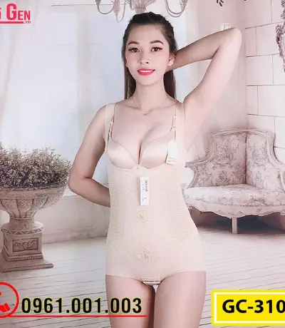Bộ Đồ Lót Gen Định Hình - Gen Nịt Bụng Thu Gọn Vòng Eo (Cod: GC-3106)