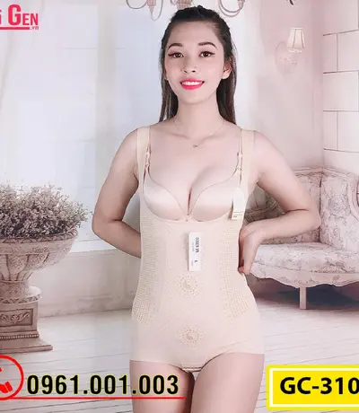 Bộ Đồ Lót Gen Định Hình - Gen Nịt Bụng Thu Gọn Vòng Eo (Cod: GC-3106)