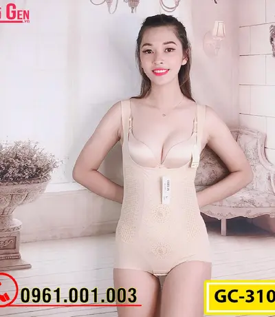 Bộ Đồ Lót Gen Định Hình - Gen Nịt Bụng Thu Gọn Vòng Eo (Cod: GC-3106)