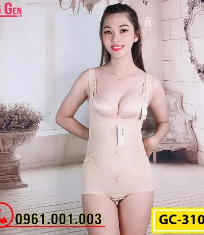 Bộ Đồ Lót Gen Định Hình - Gen Nịt Bụng Thu Gọn Vòng Eo (Cod: GC-3106)