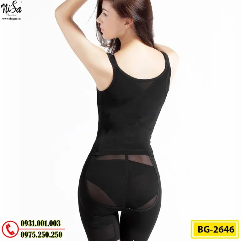 Bộ Đồ Lót Định Hình Gen Ghép Áo Và Quần Đùi Cao Cấp (Cod: BG-2646)