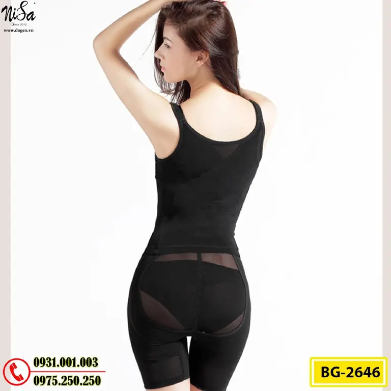 Bộ Đồ Lót Định Hình Gen Ghép Áo Và Quần Đùi Cao Cấp (Cod: BG-2646)
