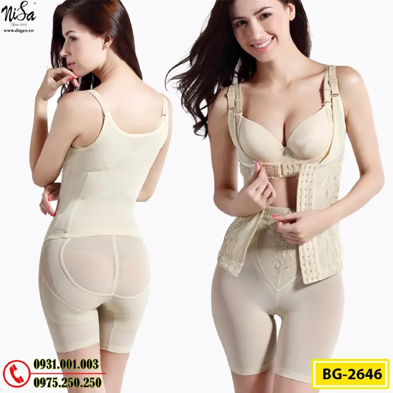 Bộ Đồ Lót Định Hình Gen Ghép Áo Và Quần Đùi Cao Cấp (Cod: BG-2646)