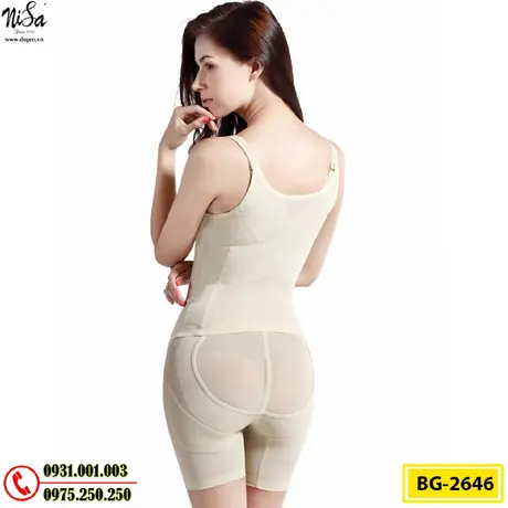 Bộ Đồ Lót Định Hình Gen Ghép Áo Và Quần Đùi Cao Cấp (Cod: BG-2646)