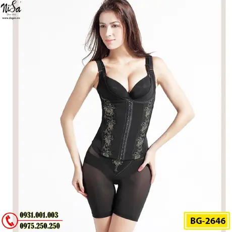 Bộ Đồ Lót Định Hình Gen Ghép Áo Và Quần Đùi Cao Cấp (Cod: BG-2646)