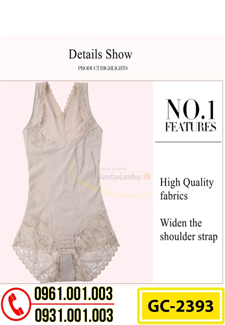 Quần Áo Lót Gen Định  Hình Liền Thân Cao Cấp Cho Nữ